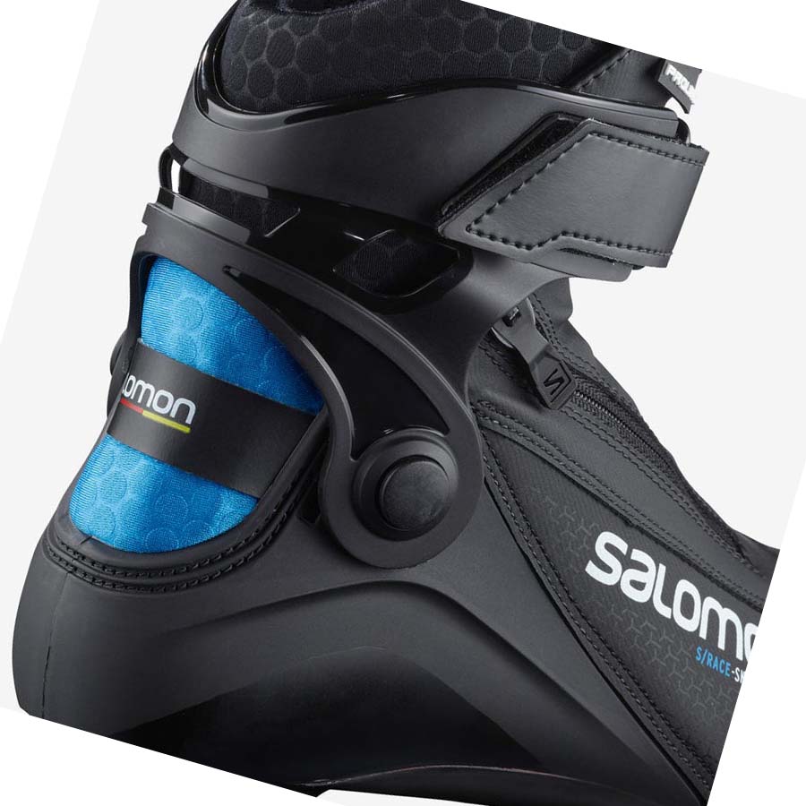 Botas Esqui Salomon S/RACE SKIATHLON JUNIOR PROLINK Niños Negros Azules | MX 2019UZG